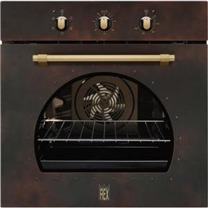 Electrolux FR53R, forno elettrico ad incasso 70L 2780W, color rame. Forno elettrico ad incasso colore rame, comando con manopole