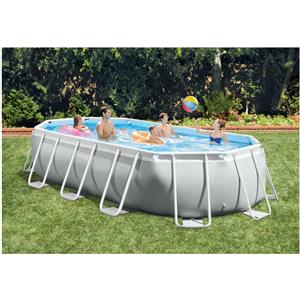 INTEX Piscina Fuori Terra Ovale PRISM FRAME INTEX 26796 Tubolare 503x274x122cm