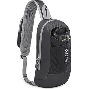 G4Free Borsa a tracolla con blocco RFID zaino a tracolla con tasca frontale zaino da trekking borsa da petto per donne uomini