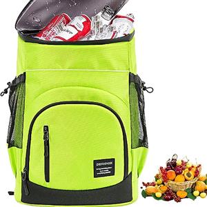 SYXLS Zaino Pic Nic, Zaino Termico Zaino Borsa Frigo 30L Borsa Termica da Viaggio Portatile, Zaino da Campeggio per Picnic Borsa da Picnic Termica Spiaggia Campeggio (Verde)