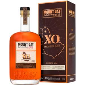 Mount Gay XO 70cl - Rum di Barbados invecchiato con note di caramello salato, fichi e cioccolato. 43% Vol.