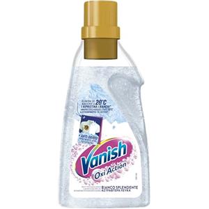 Vanish Oxi Action Multipower Gel Bianco Splendente, Additivo Lavatrice Multiazione senza Candeggina, 1 Confezione da 750 ml Smacchiatore per Capi Bianchi