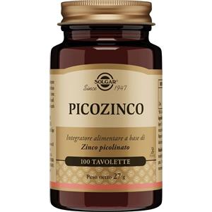 Solgar Picozinco 100 Tavolette - SOLGAR - 943511992