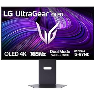 LG UltraGear OLED 32GX850A Monitor Gaming 32" UHD 4K 165Hz / FHD 330Hz, OLED 0,03ms (GtG), G-Sync Compatible, AMD FreeSync Premium Pro, VRR, HDR400 True Black, HDMI 2.1, DP, Hub USB, AUX, Nero