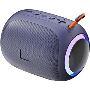 JYX Cassa Bluetooth Portatile Potente, IPX5 Impermeabile Altoparlante Bluetooth, Accoppiamento TWS, con Suono Stereo 10W, Luce RGB, Supporta disco U, scheda TF, AUX YH