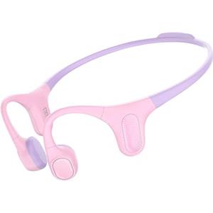 mojawa Aerra Cuffie Sportive a Conduzione Ossea, Open-Ear, Bluetooth 5.2, Impermeabili IP67, Microfono con Cancellazione del Rumore, per Corsa, Ciclismo, Escursioni e Palestra, Rosa e Viola