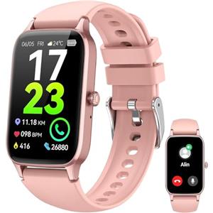 Dyurwa Smartwatch Uomo Donna, 1.57" HD Orologio Smartwatch con Effettua/Risposta Chiamate, 110+ Modalità Sportive Smart Watch con Cardiofrequenzimetro/Sonno/Contapassi, IP68 Orologio Fitness per iOS Android