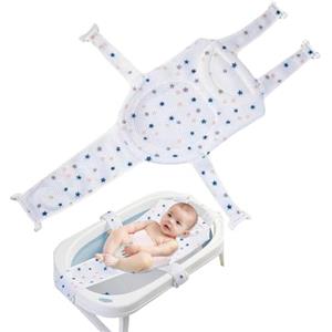 ZLXFT Bagnetto Supporto Sedile Regolabile, Cuscino Neonato, Riduttore Vaschetta, Tappetino da Bagno, Rete Sedile Inserto, Cuscino Supporto Antiscivolo