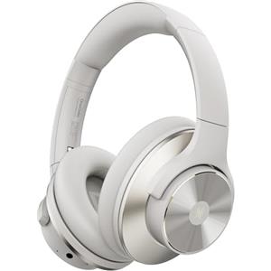 OneOdio A10 Cuffie Bluetooth Over Ear Cuffie Wireless Bluetooth con Cancellazione Attiva Rumore Adattiva fino al 98%,Ttecnologia ANC Ibrida,Riproduzione 62 Ore,Comodo da indossare Grigio Arg