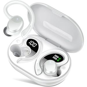 sprtoybat Cuffie Bluetooth Sport, Auricolari Bluetooth 5.4 Wireless, 68 Ore HiFi Stereo Cuffie Wireless con 4 ENC Mic, Cancellazione Rumore, IP7 Impermeabili, Ricarica Rapida, Cuffiette Bluetooth per Sport