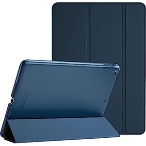 ProCase Custodia per iPad 9.7 2018 6a Generazione/2017 iPad 5a Generazione - Smart Cover Stand Ultral Leggero Slim,con Cover Posteriore Traslucida Smerigliata per iPad 9,7 pollici-Blu Marino