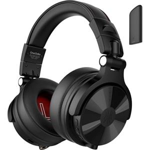 OneOdio Studio Max 1 Cuffie DJ Over Ear 120 ore di riproduzione,Hi-Res/LDAC Audio,bassa latenza di 20 ms connessione Dongle/Bluetooth/6,35 mm/3,5 mm per monitoraggio,chitarra,tastiera, registrazione