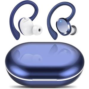 hadbleng Cuffie Bluetooth Sport, Auricolari Bluetooth 5.3 con 4 ENC Cancellazione Rumore Mic, Cuffie Wireless HiFi Stereo, 68Ore LED Display, IP7 Impermeabili Touch Control Cuffie Senza Fili per iOS/Android