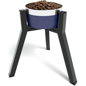 ADENGL Supporto per ciotola per cani di taglia media e grande, ciotole per cani rialzate in larghezza regolabile per ciotole larghe 17,3-27 cm, ciotole per cibo e acqua per cani rialzate, 28 cm di