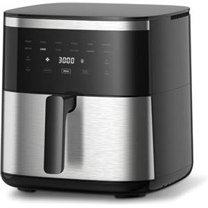 EXTRASTAR Friggitrice ad Aria 7 Litri, Airfryer Senza Olio con Touch Screen, Friggitrice XXL 1800W, Modalità Shake, One-Touch Display, Tempo e Temperatura Regolabili 80-200℃
