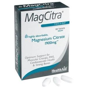Healthaid Magcitra Magnesium Citrate 1900 Mg 60 Compresse