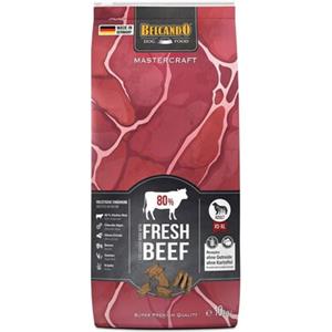 BELCANDO Mastercraft Fresh Beef 10kg - Cibo secco per cani con 80% di carne fresca di manzo, senza cereali, adatto a tutte le razze