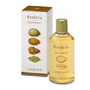 L'ERBOLARIO Bagnoschiuma Mandorla 250 ml - Detergente profumato con olio di mandorle dolci, schiuma ricca e idratante