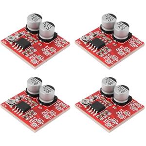 VGOL 4x Scheda Amplificatore Per Cuffie DC 5V-12V LM386 Da Con Guadagno 200 Volte Adatto Per L'amplificazione Del Segnale Audio Dei Microfoni Electret