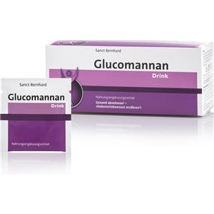 Sanct Bernhard Glucomannano - Fibra Vegetale Solubile in Acqua da Radice di Konjak - 42 Bustine
