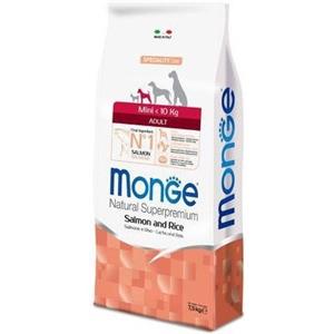 Monge Natural Superpremium per Cane Adult Mini con Salmone e Riso da 7,5 Kg