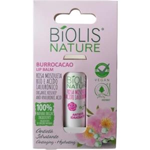 Biolis Burrocacao Emolliente Idratante con Estratto di Rosa Mosqueta ed Acido Ialuronico, 5,5 ml