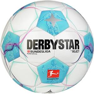 Derbystar Bundesliga Football Player Special della stagione 24/25 - Calcio Unisex Taglia 5 nel design della palla ufficiale della Bundesliga