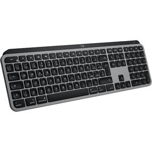 Logitech MX Keys S per Mac, tastiera wireless, fluida, digitazione precisa come quella di un computer portatile, Bluetooth USB C ricaricabile per MacBook Pro, Macbook Air, iMac, iPad - ITA ‎QWERTY