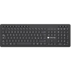 Techly 621185 Tastiera Wireless Layout Italiano Nero Nero