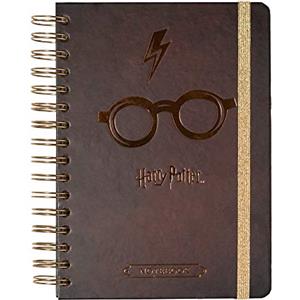 Grupo Erik Taccuino A5 Harry Potter - Quaderno Appunti Bullet Journal Puntinato con (180 Pagine) con Copertina Rigida e Chiusura Elastica| Diario Personale: Harry Potter Gadget