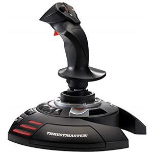Thrustmaster T.Flight Stick X, Joystick con controllo del timone, tasti e assi riprogrammabili, impugnatura rotante, manetta integrata, grilletto per fuoco rapido, compatibile con PC/USB