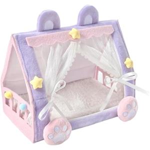 Generico Tenda Per Bambole - Culla Giocattolo Mini Adorabile Per Bambini E Piccoli - Lettino Bambola | Arredo Casa Delle Bambole Per Gioco Immaginativo, Cameretta E Soggiorno | Gioco Di Ruolo Creativo