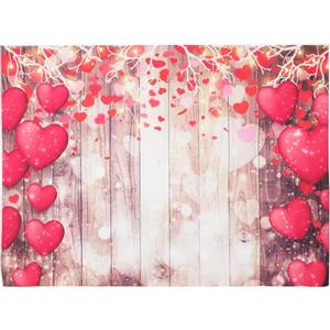 TOVINANNA Sfondo Forma di Cuore per Festa degli Innamorati Decorazione per Festa Arredo per Interni ed Esterni