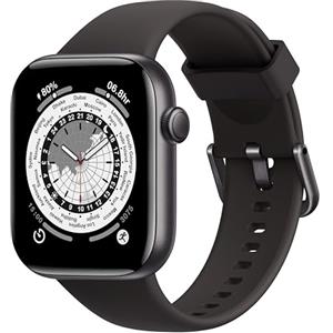 AcclaFit Smartwatch Uomo Donna, 1.85" Full Touch Screen Smartwatch con Effettua/Risposta Chiamate, Fitness Tracker con Pressione Sanguigna e Monitor Sonno, 140+ Sport Step Counter per Android iOS