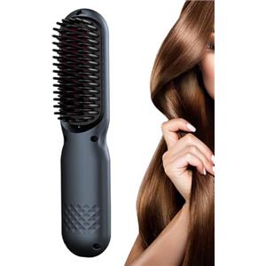 Genérico Spazzola lisciante | Ioni negativi Riscaldamento Rapido - Pettine e Spazzola Lisciante Termico - Per Stilizzare Volumizzare Lungo Breve Casa Viaggio Matrimonio Compleanno Natale