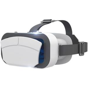 Hasaller VR Headset Occhiali 3D VR Occhiali per realtà virtuale Regolabile per realtà virtuale Cuffie V-R con pupilla e controllo della lunghezza focale per smartphone iOS An-droid da 4,7 a 7 pollici