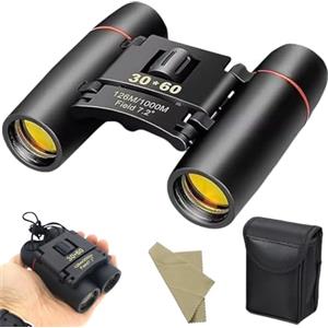 IATAHI Binocolo Cannocchiale,Binocoli Compatto,Binocolo Pieghevole Compatto,Tascabile, Professionale Alto Ingrandimento, con Adattatore Telefonico per Birdwatching