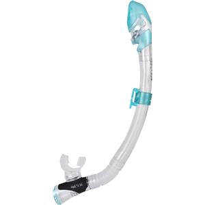 SEAC Fast Dry Snorkel Unisex Adulto con Boccaglio Ergonomico, Dry Top e Valvola di Scarico - Acquamarina, Taglia Unica