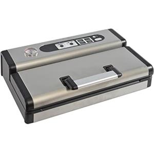 RGV Sottovuoto S30 - Macchina per Sottovuoto in Acciaio con Doppia Pompa, Doppia Saldatura e Pannello Touch Multifunzione