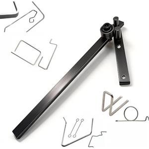 Ysislybin Piegatrice Manuale, Piegatrice Per Aste di Ferro, Dispositivo Per Piegare Aste di Acciaio Con Diametro Massimo Pieghevole 10mm Per Artigianato In Ferro Fatto A Mano