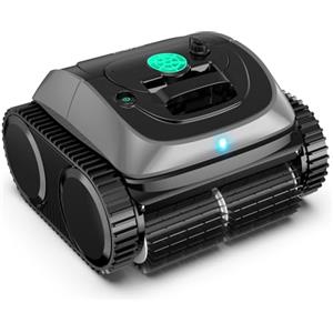 WYBOT (Upgrade) C1-01 Robot Piscina Pareti e Fondo, per Piscine interrate & Fuori Terra, 150min autonomia, Pulizia 4-in-1 (150m²), Navigazione Smart & App, Dunkelgrau Grün