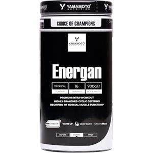 YAMAMOTO Nutrition, Energan 700 gr, Integratore Alimentare per Sportivi, Bevanda Intraworkout per Crescita Muscolare con Carboidrati, Amminoacidi, Creatina e Taurina