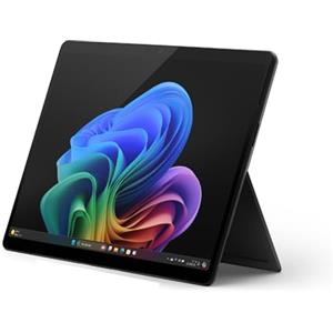 Microsoft Surface Pro (alimentatore incluso) | Copilot+ PC | 13" OLED Touchscreen | Snapdragon® X Elite | 16GB RAM | 512GB SSD | Ultimo modello 11esima edizione | Nero