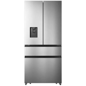 Hisense RF540N4WIE - Frigorifero Americano, 302 Litri, Classe E, No Frost, Inox