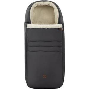 Bebeconfort Sacco Invernale Neonato, dalla Nascita a 3 Anni, 0-15 kg, Sacco Passeggino, Sacco Passeggino Invernale Universale con Pellicciotto, Fori Standard, Lavabile in Lavatrice, Mineral Graphite