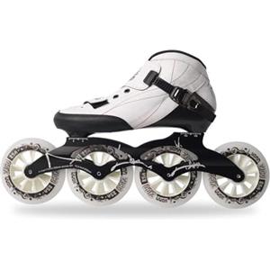 Generic Pattini In Linea Veloci, Pattini A Rotelle Unisex, Pattini Da Corsa Professionali Ad Alte Prestazioni, For Principianti E Adolescenti(35)