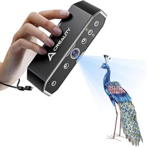 Creality CR-Scan Otter 3D Scanner - 0,02 mm Precisione Stereovisione Quattro Lenti, 24 Bit Colori per Oggetti 10-2000 mm