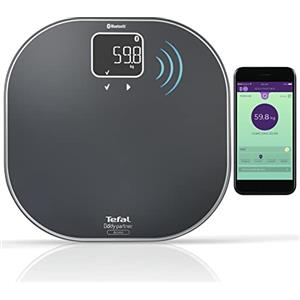 Tefal Body Partner - Bilancia pesapersone collegata, compatibile con kit sanitario