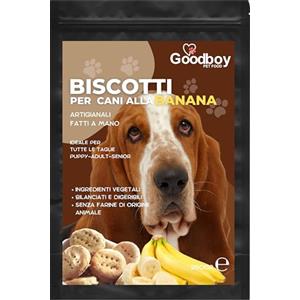 Bon appetit ENJOY biscotti per cani Goodboy artigianali fatti a mano gusto Banana gr 350