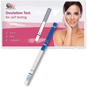 self-diagnostics self diagnostics Test di ovulazione autodiagnostico 30 mIU/ml - 20 strisce reattive di LH con sensibilità ottimale - Test di fertilità per donne che desiderano avere figli